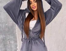 Велюровий комбінезон  | PUSHKA SHOP