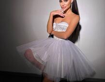 Комплект: корсет, декорований стразами  +  пишна фатинова спідниця | PUSHKA SHOP