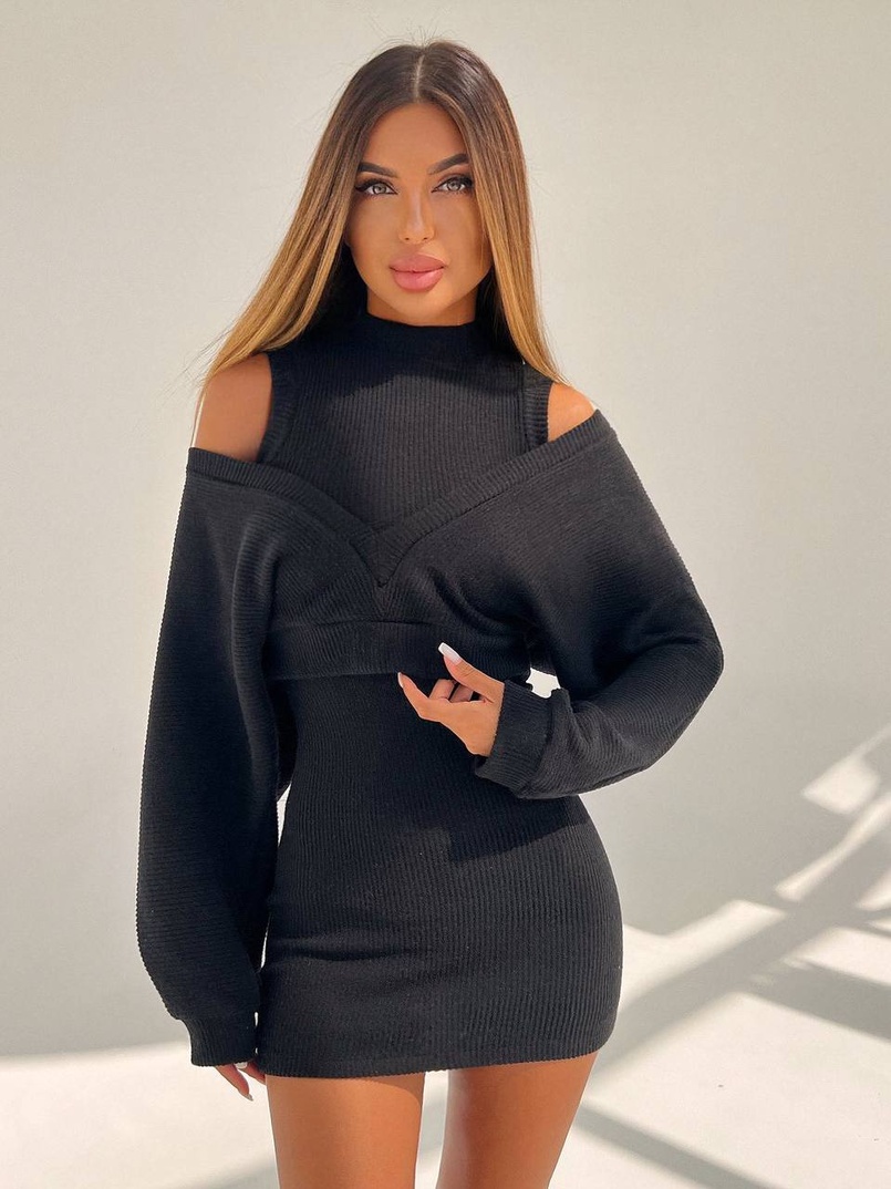 Трикотажна сукня-двійка Трикотажна сукня-двійка | PUSHKA SHOP