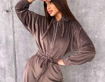 Велюровий комбінезон  | PUSHKA SHOP