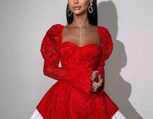 Мереживна сукня з чашечками Мереживна сукня з чашечками | PUSHKA SHOP