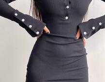 Трикотажное платье-поло Трикотажное платье-поло | PUSHKA SHOP