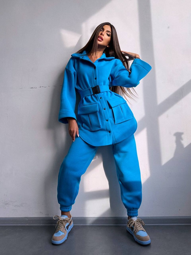 Комплект: тепла сорочка на кнопках + джоггери Комплект: тепла сорочка на кнопках + джоггери | PUSHKA SHOP