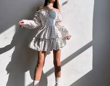 Сукня з чокером | PUSHKA SHOP