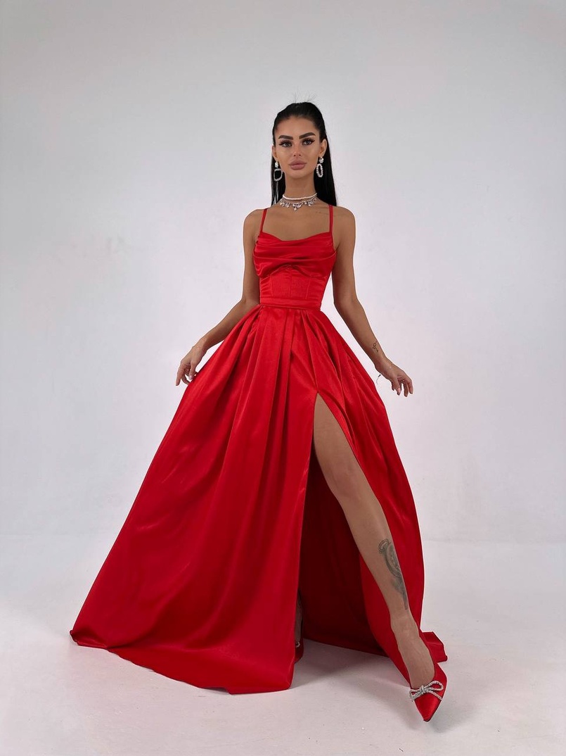 Атласний комплект: корсет + спідниця максі Атласний комплект: корсет + спідниця максі | PUSHKA SHOP