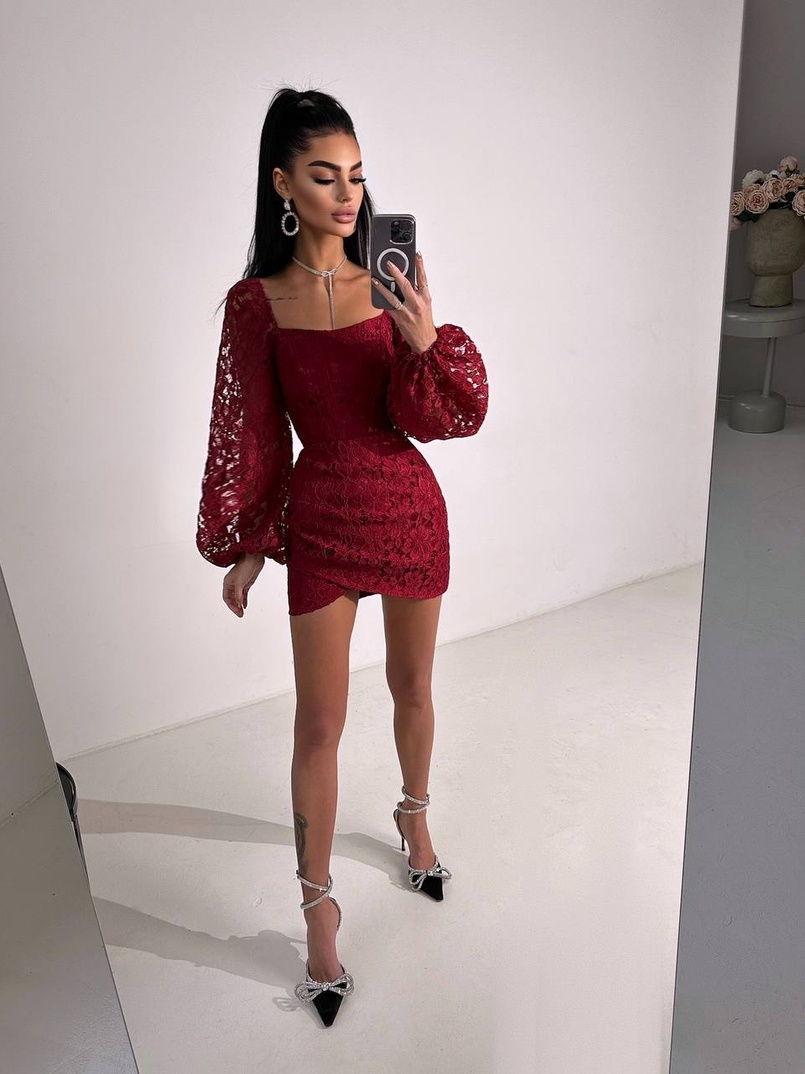 Мереживний комплект: корсет + спідниця міні | PUSHKA SHOP