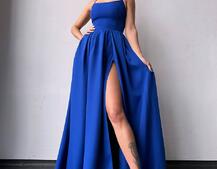 Сукня максі зі шнурівкою на спинці Сукня максі зі шнурівкою на спинці | PUSHKA SHOP