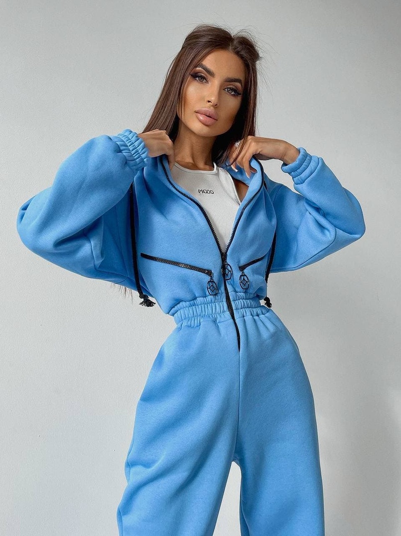 Тёплый комбинезон на молнии  | PUSHKA SHOP