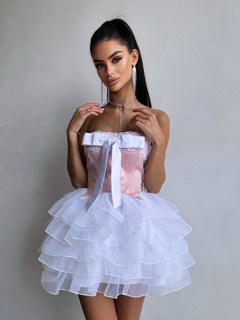 Комплект: корсет + пишна спідниця міні Комплект: корсет + пишна спідниця міні | PUSHKA SHOP