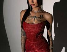 Сяюча корсетна  сукня міні  | PUSHKA SHOP