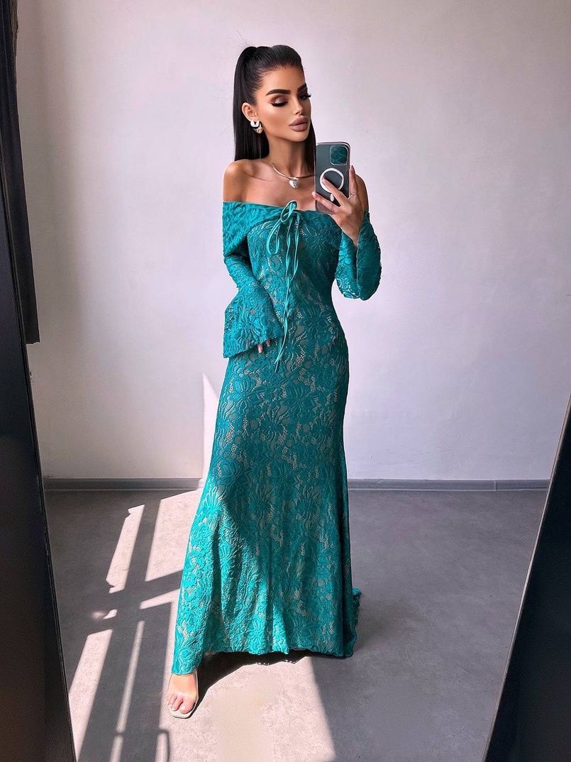 Мереживна сукня максі   Мереживна сукня максі   | PUSHKA SHOP