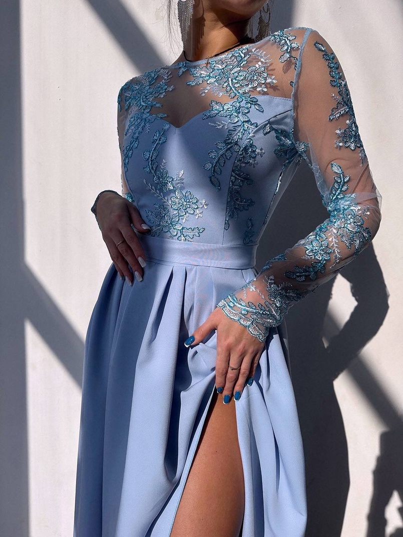 Сукня максі з мереживом Сукня максі з мереживом | PUSHKA SHOP