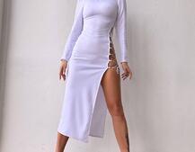 Сукня міді з підплічниками та шнурівкою Розмір вирізу можна регулювати шнурівкою | PUSHKA SHOP