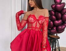 Комплект : мереживний корсет  з чашечками+ спідниця балон  | PUSHKA SHOP