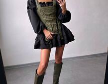 Комплект: сукня + корсет  | PUSHKA SHOP