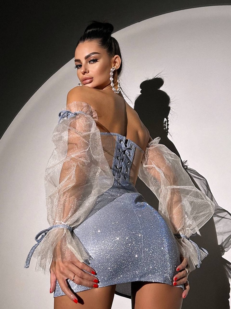 Сяючий комплект: корсет + спідниця  | PUSHKA SHOP