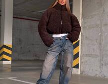 Курточка пуффер на блискавці | PUSHKA SHOP