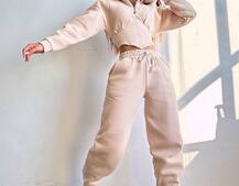 Комплект на флісі : худі з елементами корсету + штани  | PUSHKA SHOP