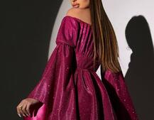 Сяючий комплект: сукня + корсет   | PUSHKA SHOP