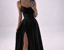 Атласний комплект: корсет + спідниця максі  | PUSHKA SHOP