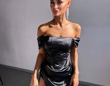 Комплект: корсет + спідниця максі з драпіруванням   | PUSHKA SHOP