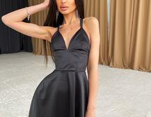 Платье-миди с корсетным верхом  | PUSHKA SHOP