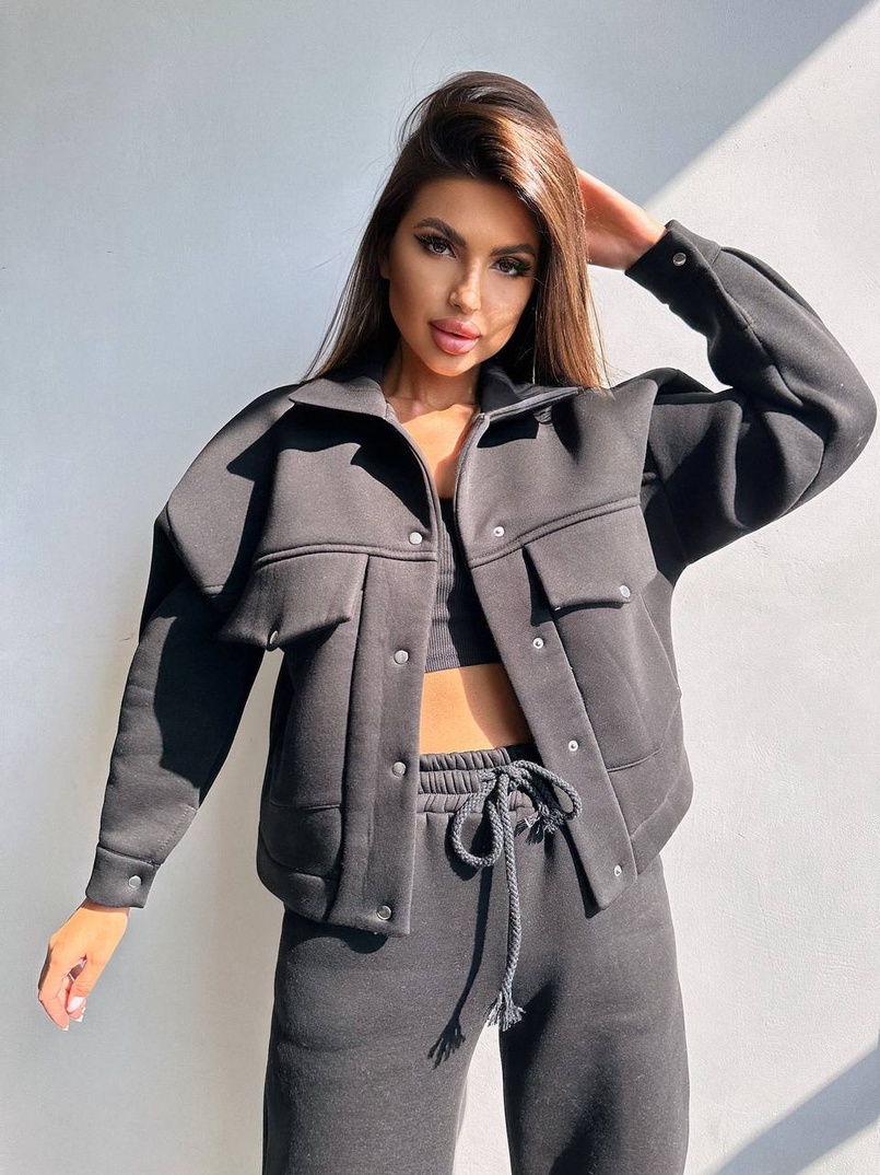 Комплект: тепла сорочка на кнопках + джоггери | PUSHKA SHOP