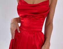 Атласний комплект: корсет + спідниця максі Атласний комплект: корсет + спідниця максі | PUSHKA SHOP