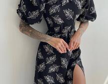 Улюблена сукня міді зі шнурівкою на спинці в нових кольорах Улюблена сукня міді зі шнурівкою на спинці в нових кольорах | PUSHKA SHOP