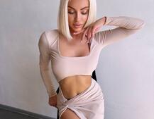 Сукня міді з драпіруванням . | PUSHKA SHOP