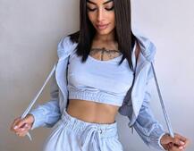 Велюровий комплект трійка  | PUSHKA SHOP