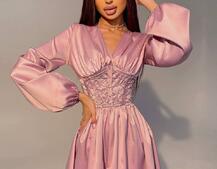 Корсетное платье с пышной юбкой   | PUSHKA SHOP