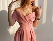 Платье-макси с разрезом | PUSHKA SHOP