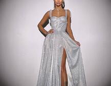 ✨Блискуча сукня максі з чашечками ✨ ✨Блискуча сукня максі з чашечками ✨ | PUSHKA SHOP