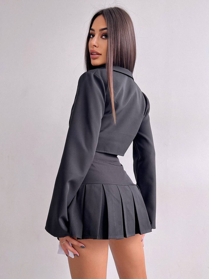 Комплект: спідниця, шорти+топ+піджак Комплект: спідниця, шорти+топ+піджак | PUSHKA SHOP