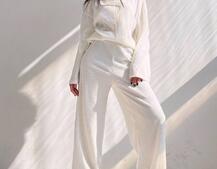 Повсякденний костюм із теплого трикотажу-рубчика Повсякденний костюм із теплого трикотажу-рубчика | PUSHKA SHOP