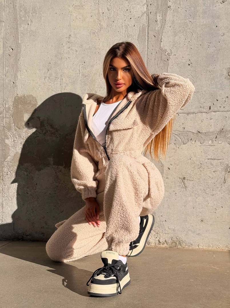 Теплий та мʼякий комбінезон Тедді на флісі Дуже приємний до тіла | PUSHKA SHOP